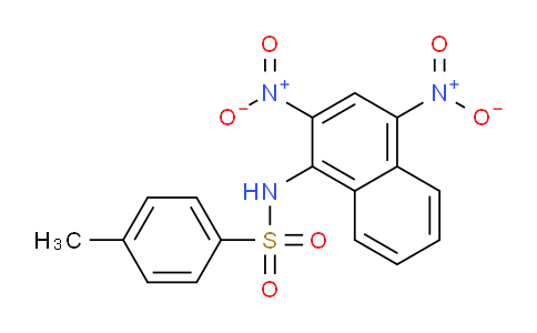 CAS No. 52077-96-0, N-(2,4-Dinitronaphthalen-1-yl)-4-methylbenzenesulfonamide