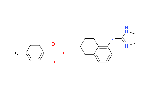 CAS No. 102280-49-9, N-(5,6,7,8-Tetrahydronaphthalen-1-yl)-4,5-dihydro-1H-imidazol-2-amine 4-methylbenzenesulfonate