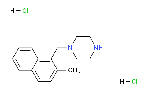 CAS No. 1189489-18-6, 1-((2-Methylnaphthalen-1-yl)methyl)piperazine dihydrochloride