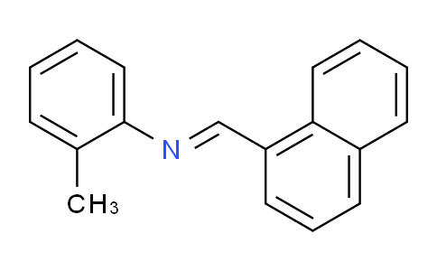 CAS No. 91118-02-4, 2-Methyl-N-(naphthalen-1-ylmethylene)aniline