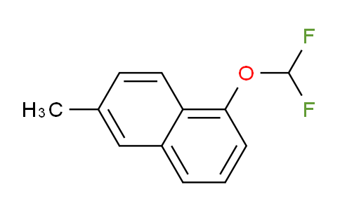 CAS No. 1261488-62-3, 1-(Difluoromethoxy)-6-methylnaphthalene