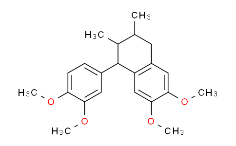 CAS No. 96646-64-9, 1-(3,4-Dimethoxyphenyl)-6,7-dimethoxy-2,3-dimethyl-1,2,3,4-tetrahydronaphthalene