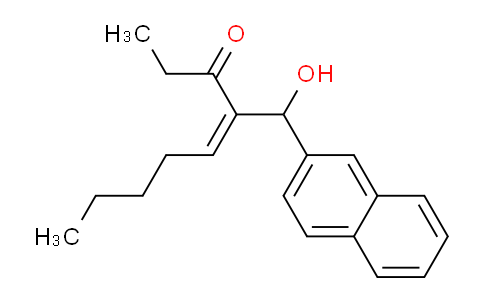 CAS No. 918139-07-8, (Z)-4-(Hydroxy(naphthalen-2-yl)methyl)non-4-en-3-one