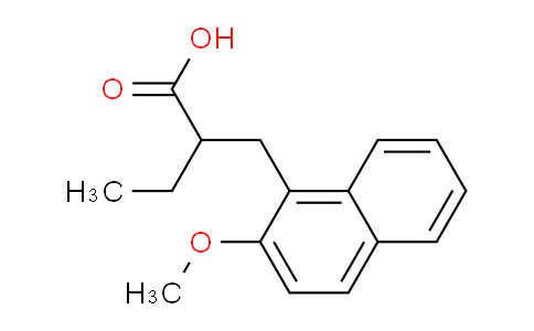 CAS No. 1269534-59-9, 2-((2-Methoxynaphthalen-1-yl)methyl)butanoic acid