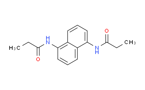 CAS No. 121311-45-3, N,N'-(Naphthalene-1,5-diyl)dipropionamide