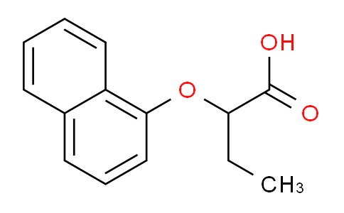 CAS No. 161904-60-5, 2-(Naphthalen-1-yloxy)butanoic acid