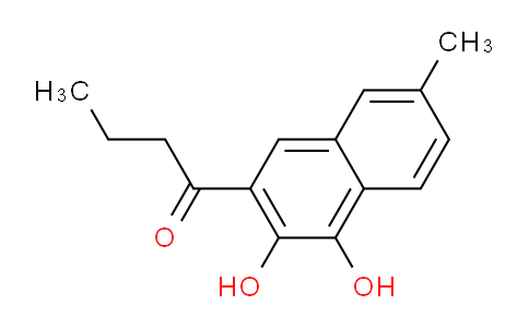 CAS No. 52749-68-5, 1-(3,4-Dihydroxy-7-methylnaphthalen-2-yl)butan-1-one