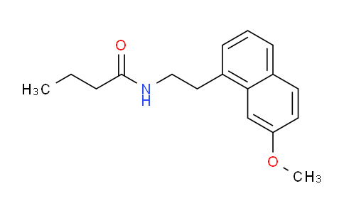 CAS No. 138112-99-9, N-(2-(7-Methoxynaphthalen-1-yl)ethyl)butyramide