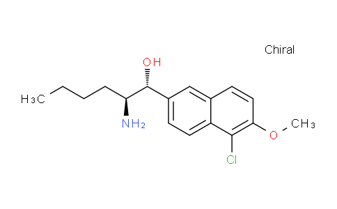 CAS No. 1411976-02-7, (1R,2S)-2-Amino-1-(5-chloro-6-methoxynaphthalen-2-yl)hexan-1-ol