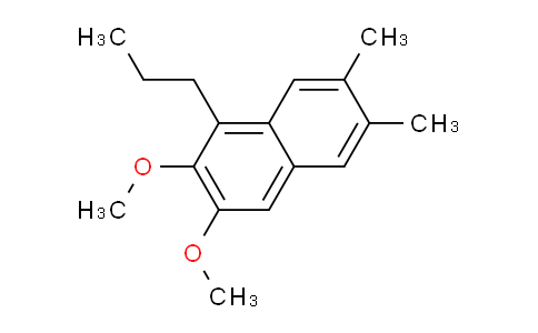 CAS No. 213971-41-6, 2,3-Dimethoxy-6,7-dimethyl-1-propylnaphthalene