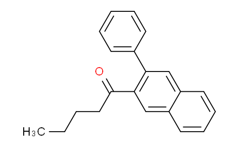 CAS No. 917980-46-2, 1-(3-Phenylnaphthalen-2-yl)pentan-1-one