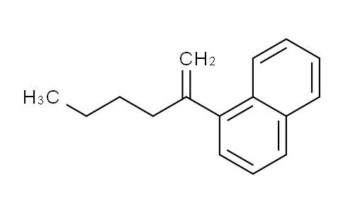 CAS No. 118319-43-0, 1-(Hex-1-en-2-yl)naphthalene