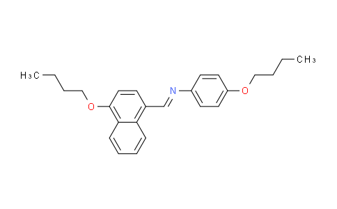 CAS No. 63057-95-4, 4-Butoxy-N-((4-butoxynaphthalen-1-yl)methylene)aniline
