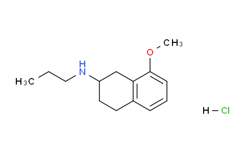 CAS No. 87394-71-6, 8-Methoxy-N-propyl-1,2,3,4-tetrahydronaphthalen-2-amine hydrochloride