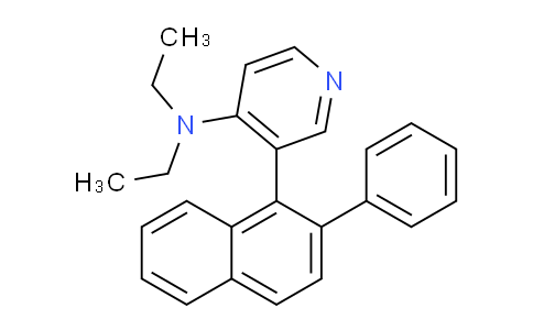 CAS No. 278600-44-5, N,N-Diethyl-3-(2-phenylnaphthalen-1-yl)pyridin-4-amine
