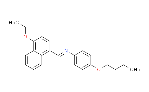 CAS No. 63057-93-2, 4-Butoxy-N-((4-ethoxynaphthalen-1-yl)methylene)aniline
