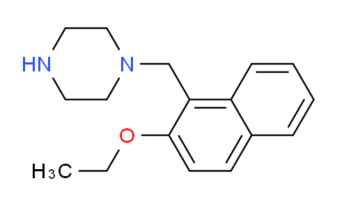 CAS No. 1367851-11-3, 1-((2-Ethoxynaphthalen-1-yl)methyl)piperazine