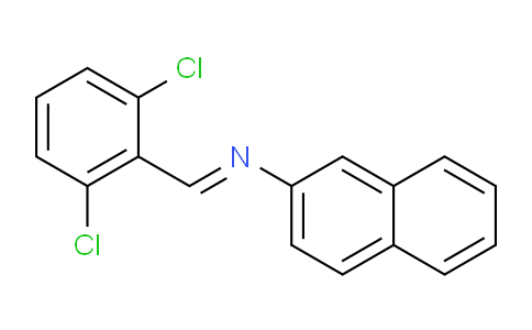 CAS No. 292644-12-3, N-(2,6-Dichlorobenzylidene)naphthalen-2-amine