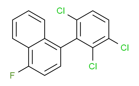 CAS No. 1361534-96-4, 1-Fluoro-4-(2,3,6-trichlorophenyl)naphthalene