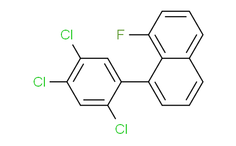 CAS No. 1261835-92-0, 1-Fluoro-8-(2,4,5-trichlorophenyl)naphthalene