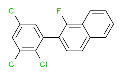 CAS No. 1361492-86-5, 1-Fluoro-2-(2,3,5-trichlorophenyl)naphthalene