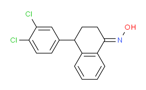 CAS No. 152642-35-8, 4-(3,4-Dichlorophenyl)-3,4-dihydronaphthalen-1(2H)-one oxime