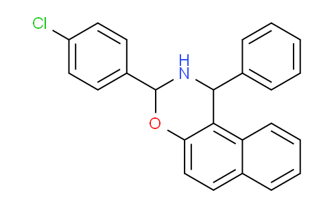 CAS No. 24609-76-5, 3-(4-Chlorophenyl)-1-phenyl-2,3-dihydro-1H-naphtho[1,2-e][1,3]oxazine