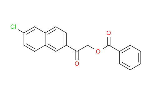 CAS No. 62244-92-2, 2-(6-Chloronaphthalen-2-yl)-2-oxoethyl benzoate
