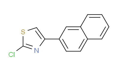 CAS No. 1049126-52-4, 2-Chloro-4-(naphthalen-2-yl)thiazole
