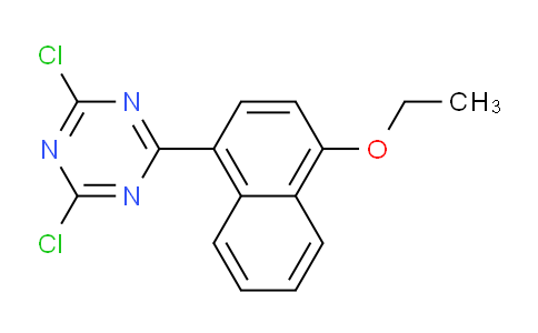 CAS No. 21614-17-5, 2,4-Dichloro-6-(4-ethoxynaphthalen-1-yl)-1,3,5-triazine