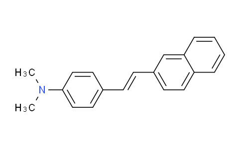 CAS No. 190079-27-7, (E)-N,N-Dimethyl-4-(2-(naphthalen-2-yl)vinyl)aniline