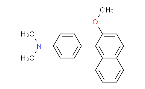 CAS No. 922511-72-6, 4-(2-Methoxynaphthalen-1-yl)-N,N-dimethylaniline