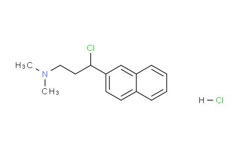 CAS No. 13634-65-6, 3-Chloro-N,N-dimethyl-3-(naphthalen-2-yl)propan-1-amine hydrochloride