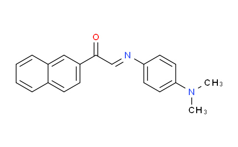 CAS No. 22220-22-0, 2-((4-(Dimethylamino)phenyl)imino)-1-(naphthalen-2-yl)ethanone