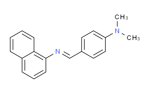 CAS No. 897-56-3, N-(4-(Dimethylamino)benzylidene)naphthalen-1-amine