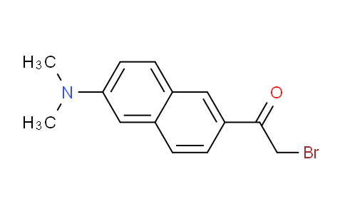 CAS No. 210832-86-3, 2-Bromo-1-(6-(dimethylamino)naphthalen-2-yl)ethanone