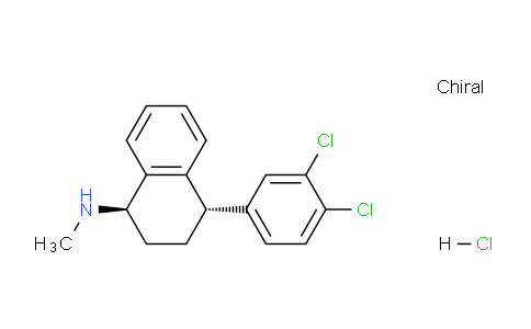 CAS No. 79896-32-5, (1R,4S)-4-(3,4-Dichlorophenyl)-N-methyl-1,2,3,4-tetrahydronaphthalen-1-amine hydrochloride