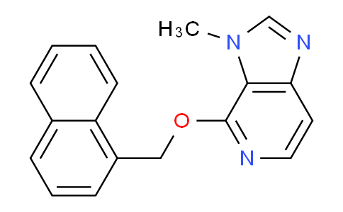 CAS No. 87034-91-1, 3-Methyl-4-(naphthalen-1-ylmethoxy)-3H-imidazo[4,5-c]pyridine