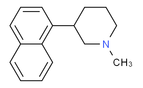 CAS No. 803616-22-0, 1-Methyl-3-(naphthalen-1-yl)piperidine