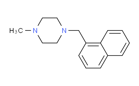 CAS No. 101586-24-7, 1-Methyl-4-(naphthalen-1-ylmethyl)piperazine