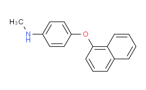 CAS No. 1517498-67-7, N-Methyl-4-(naphthalen-1-yloxy)aniline