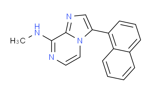 CAS No. 787591-02-0, N-Methyl-3-(naphthalen-1-yl)imidazo[1,2-a]pyrazin-8-amine