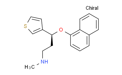 CAS No. 959392-22-4, (S)-N-Methyl-3-(naphthalen-1-yloxy)-3-(thiophen-3-yl)propan-1-amine