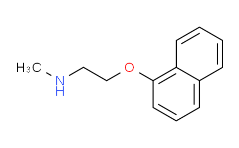 CAS No. 50882-69-4, N-Methyl-2-(naphthalen-1-yloxy)ethanamine