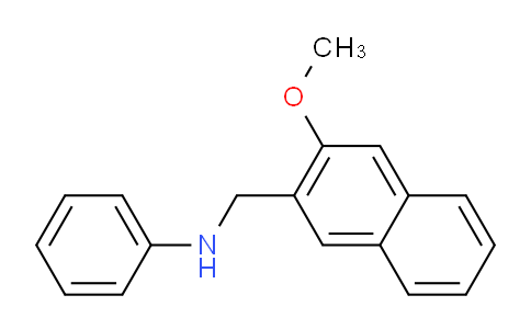CAS No. 727675-30-1, N-((3-Methoxynaphthalen-2-yl)methyl)aniline