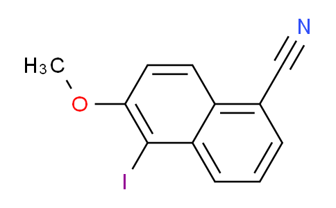 CAS No. 103604-48-4, 5-Iodo-6-methoxy-1-naphthonitrile