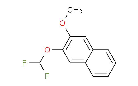 CAS No. 1261599-29-4, 2-(Difluoromethoxy)-3-methoxynaphthalene