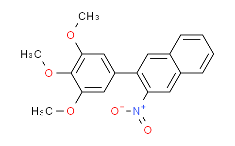CAS No. 1450995-49-9, 2-Nitro-3-(3,4,5-trimethoxyphenyl)naphthalene