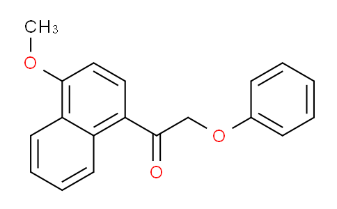 CAS No. 61639-29-0, 1-(4-Methoxynaphthalen-1-yl)-2-phenoxyethanone