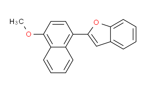 CAS No. 61639-30-3, 2-(4-Methoxynaphthalen-1-yl)benzofuran